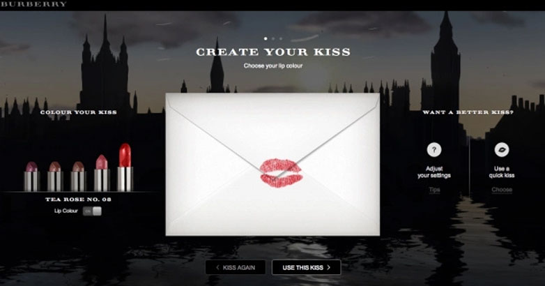 Content marketing for burberry luxury brand