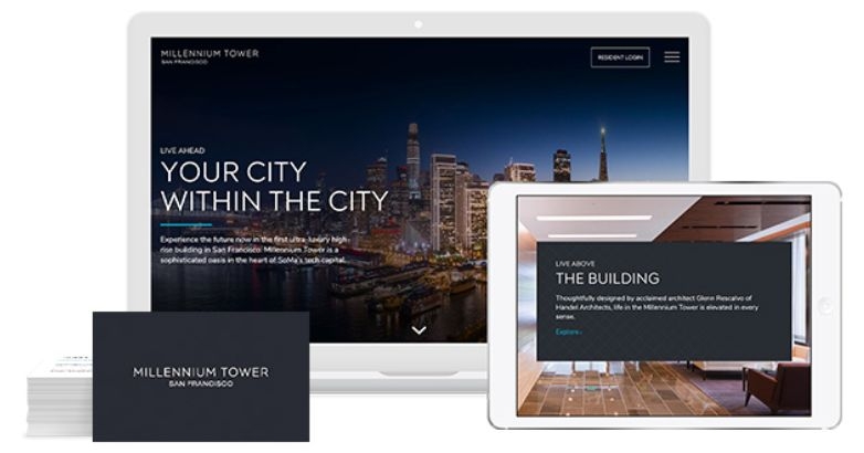 Image of Millennium Tower WordPress theme focused on Hotel Reputation Management for the Millennium Tower in San Francisco.